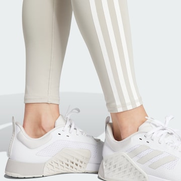 ADIDAS PERFORMANCE Скинни Спортивные штаны 'Hyperglam Shine Full-length' в Бежевый