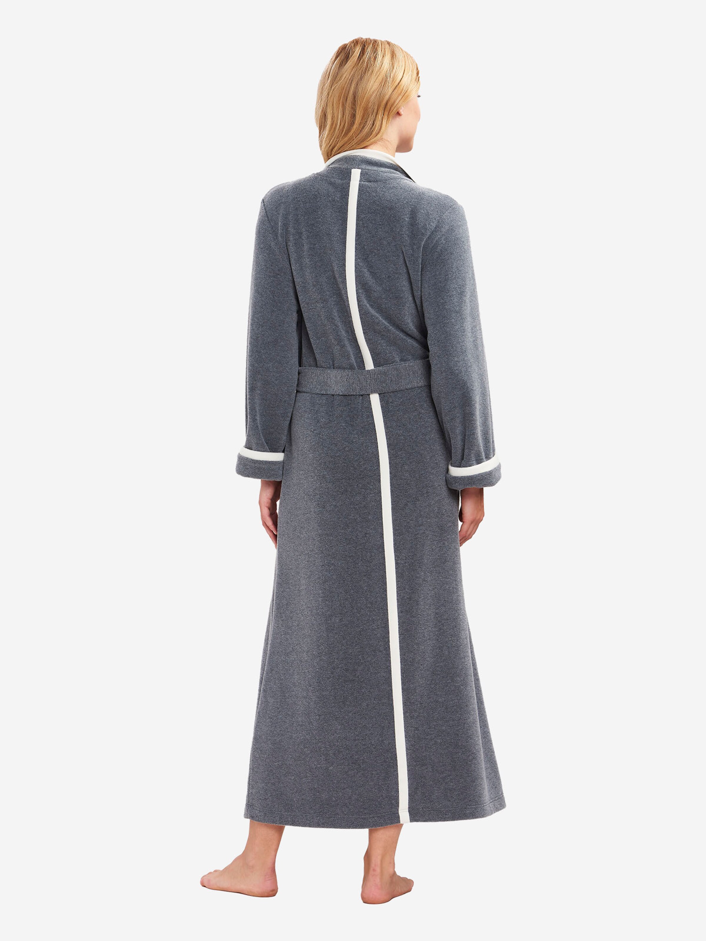 FÉRAUD PARIS Short Bathrobe ' High Class ' in Grey