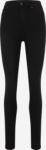 Only Tall Skinny Jeans 'MILA' in Zwart: voorkant