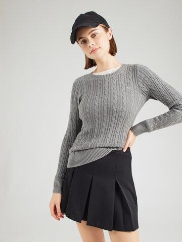 HOLLISTER Pulóver - szürke: elől