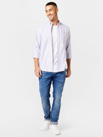 SCOTCH & SODA Regular fit Button Up Shirt 'Essentials' in Blue