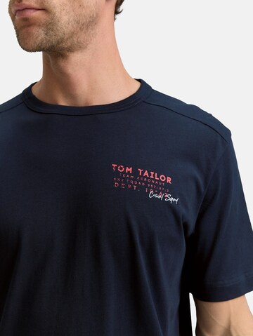TOM TAILOR Shirt in Blue