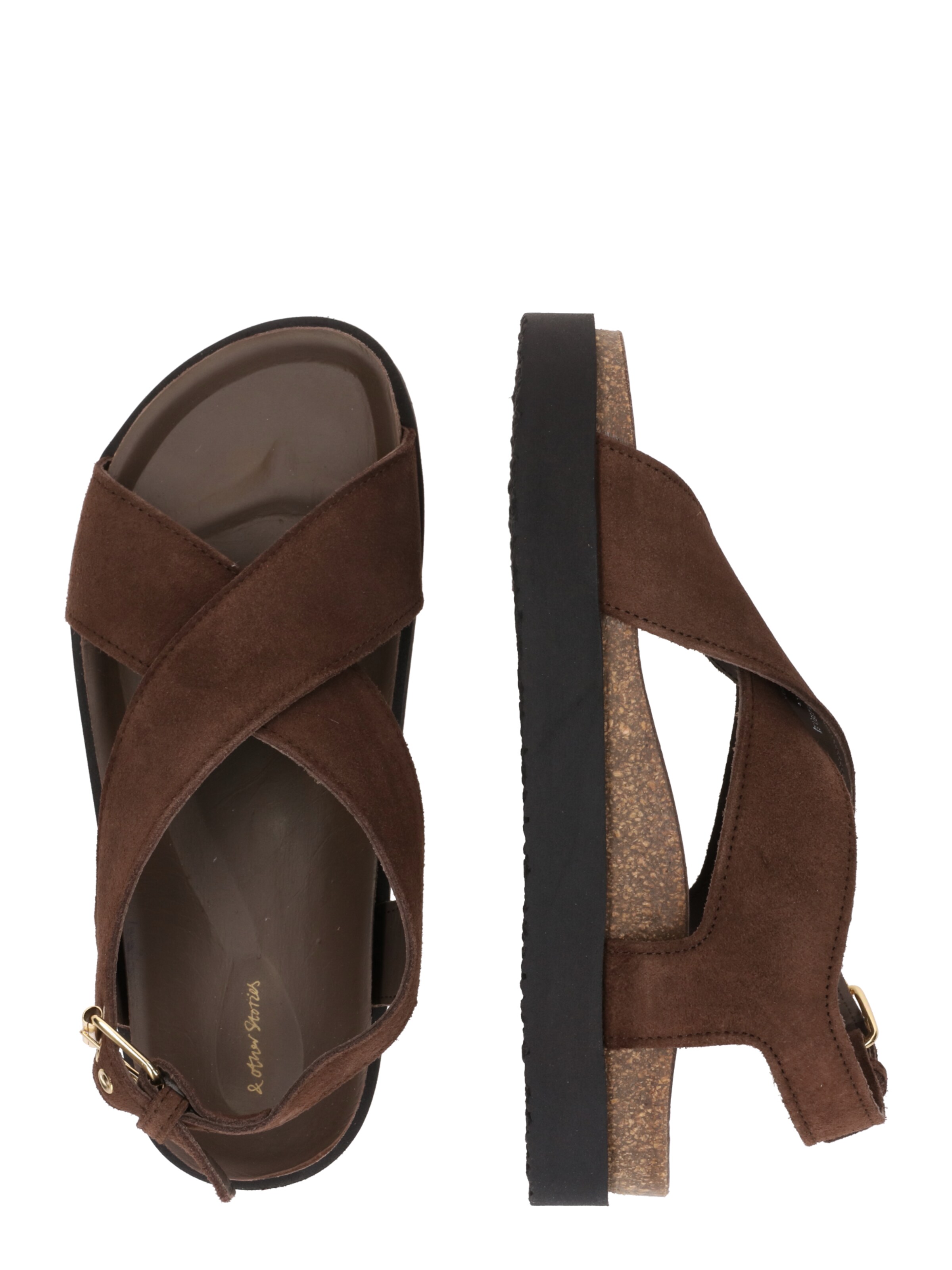 & Other Stories Sandály – hnědá