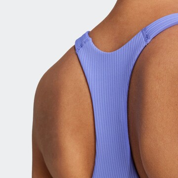ADIDAS PERFORMANCE Korzetová Sportovní podprsenka 'PWI' – modrá
