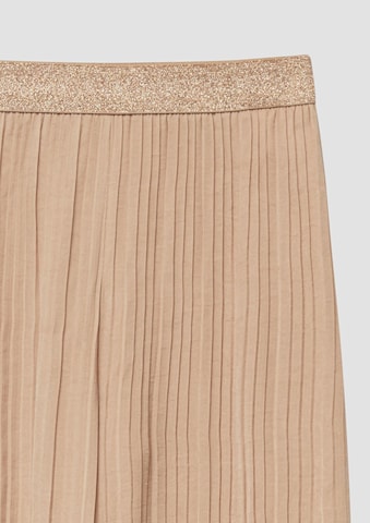 s.Oliver Wide leg Broek in Beige