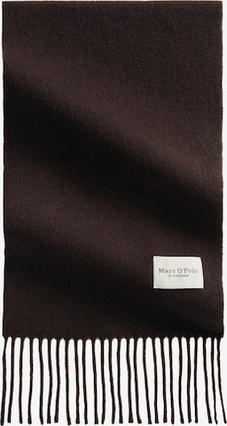 Écharpe Marc O'Polo en marron : devant