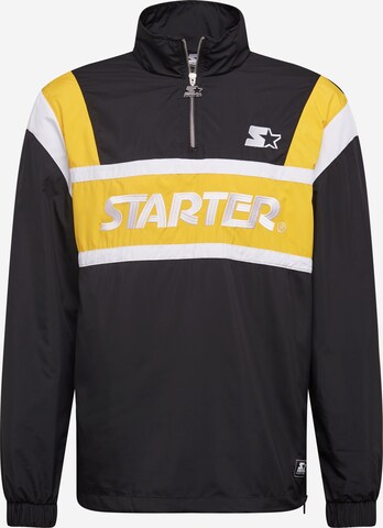 Starter Black Label Regular fit Tussenjas in Zwart: voorkant