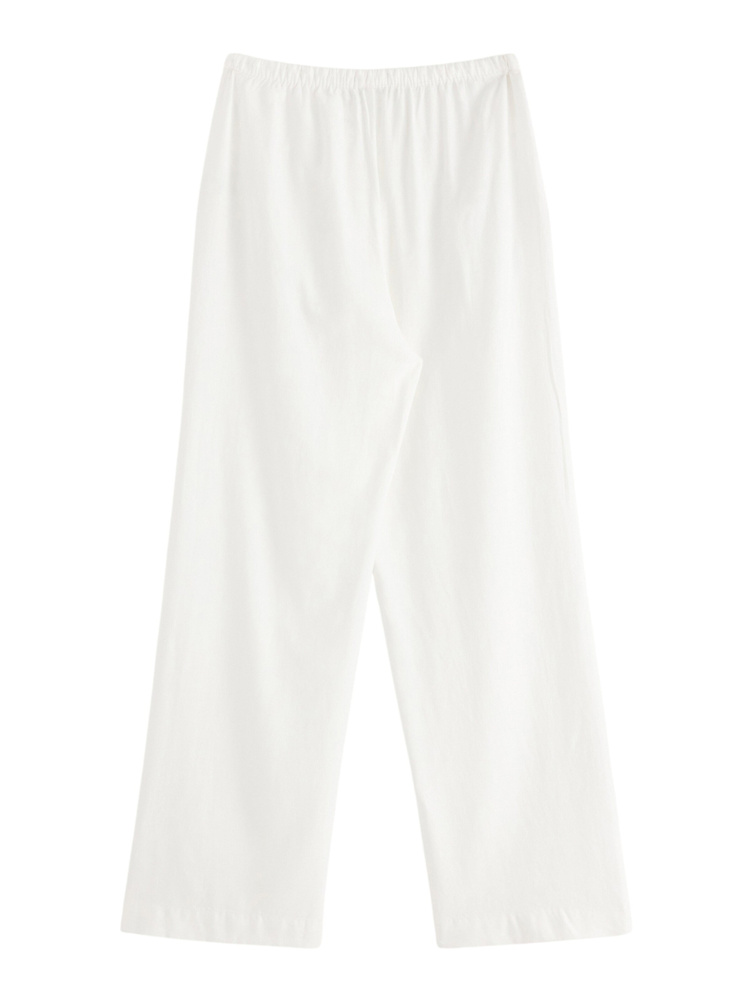 Lindex - Loosefit Pantalón 'Bella' en blanco