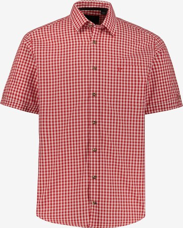 JP1880 Regular fit Button Up Shirt in Red: front