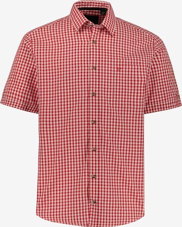 JP1880 Regular fit Button Up Shirt in Red: front