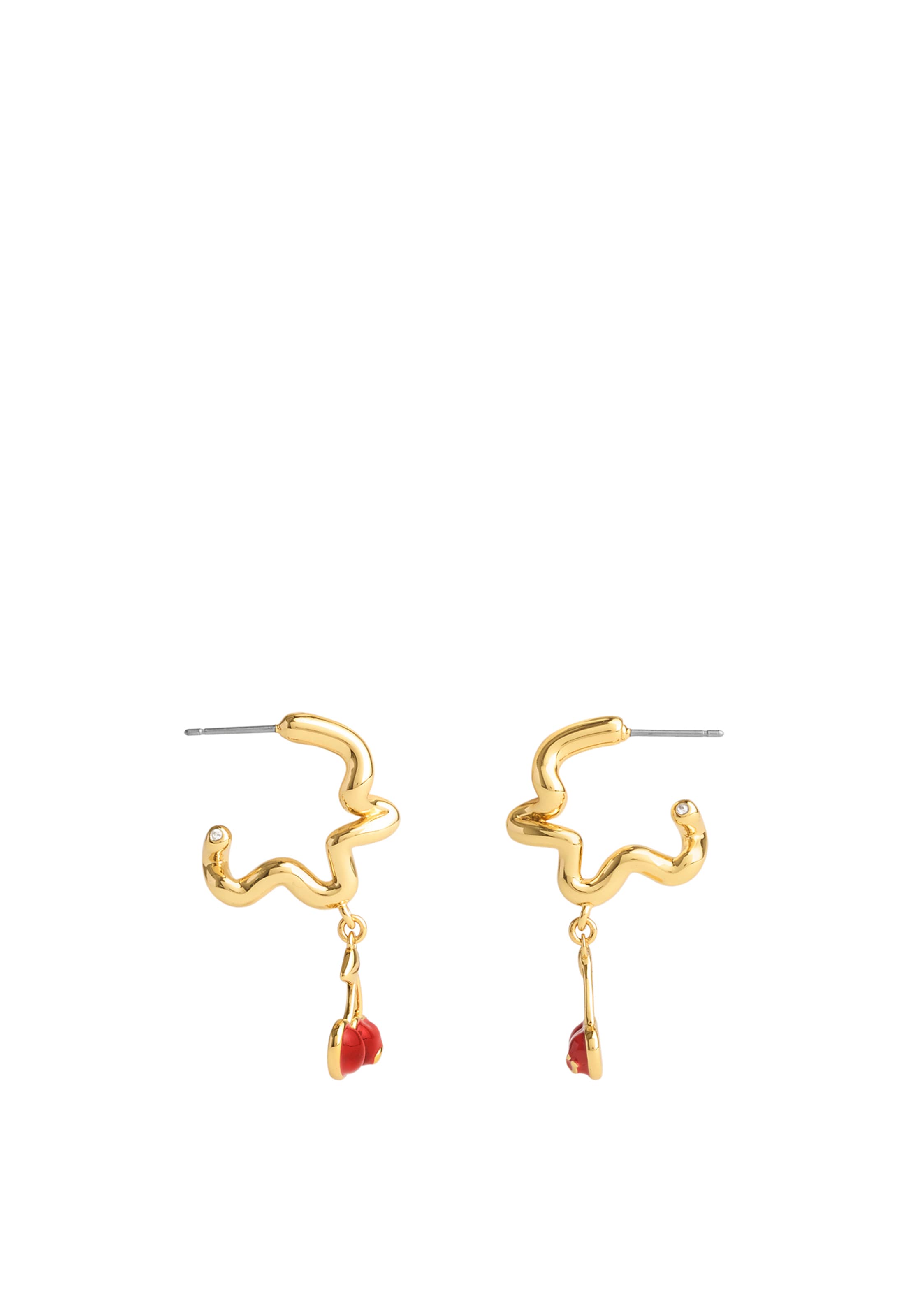 COACH Örhängen 'Cherry' i röd