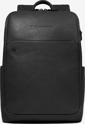 Piquadro Rucksack in Schwarz: Vorderseite