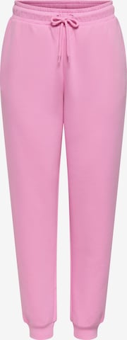 rožinė ONLY PLAY Siaurėjantis Sportinės kelnės 'ONPLounge': priekis