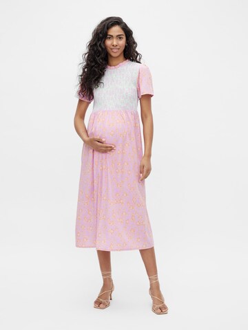 Robe 'Dante' MAMALICIOUS en rose : devant