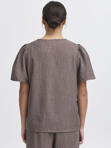 ICHI Shirt 'IXRemi' in Brown