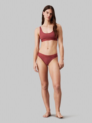 Calvin Klein Underwear Bustier BH 'Intrinsic' in Rot