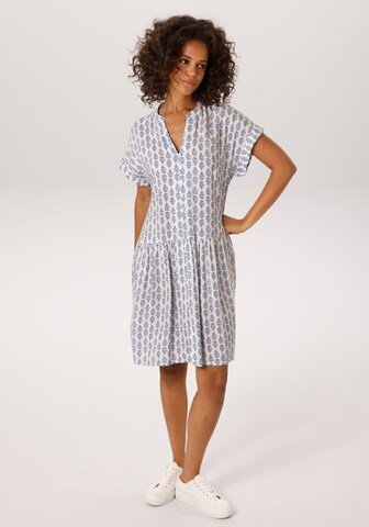 Aniston CASUAL Shirt Dress in White