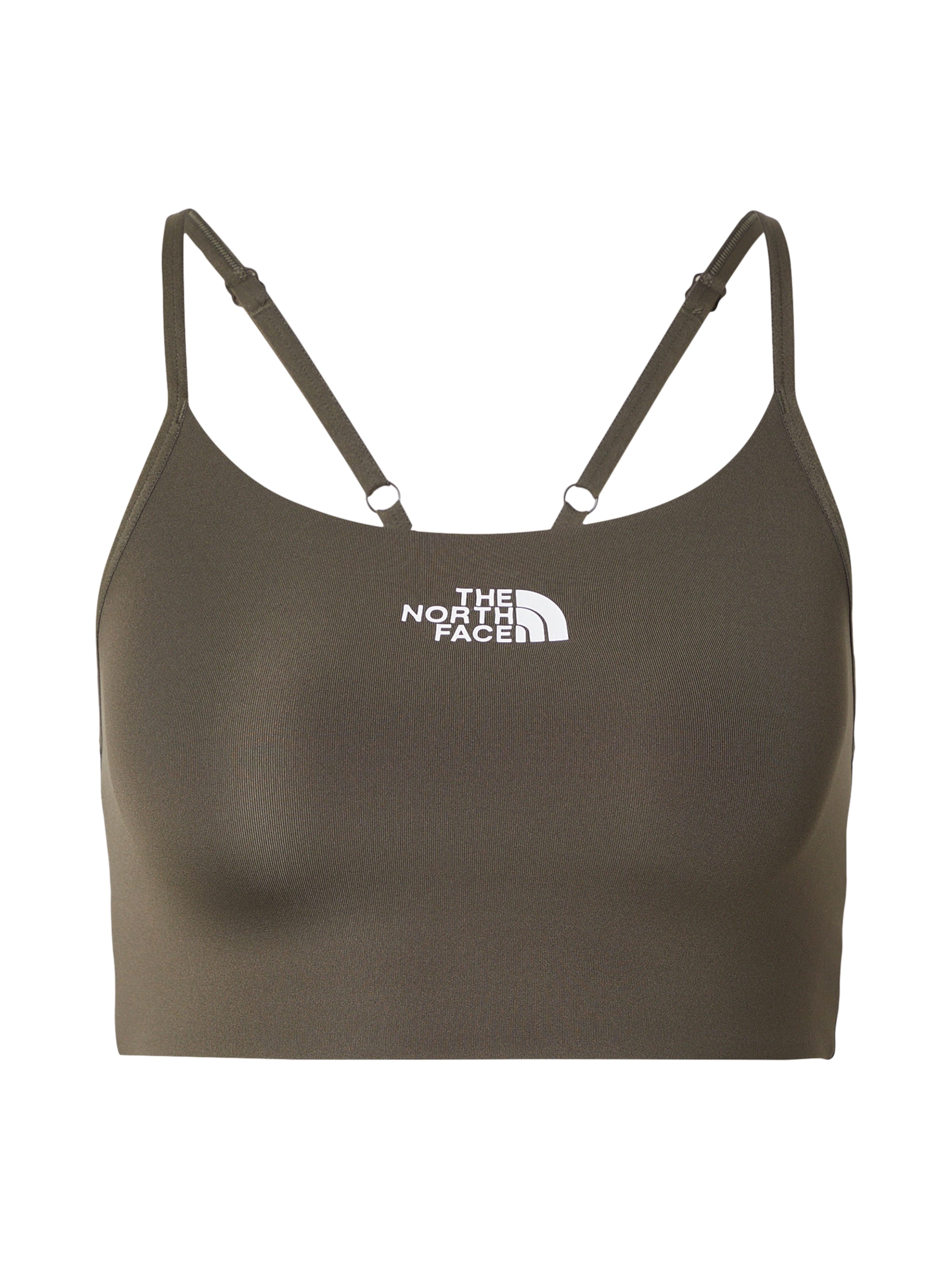 zaļš THE NORTH FACE Sporta krūšturis 'FLEX': no priekšpuses