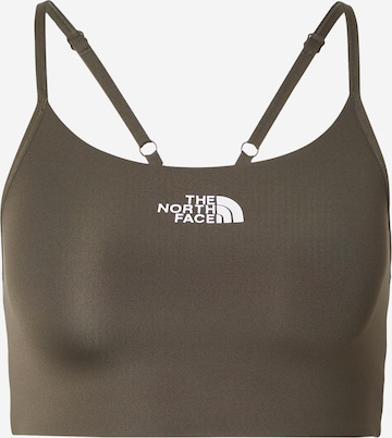 zaļš THE NORTH FACE Sporta krūšturis 'FLEX': no priekšpuses