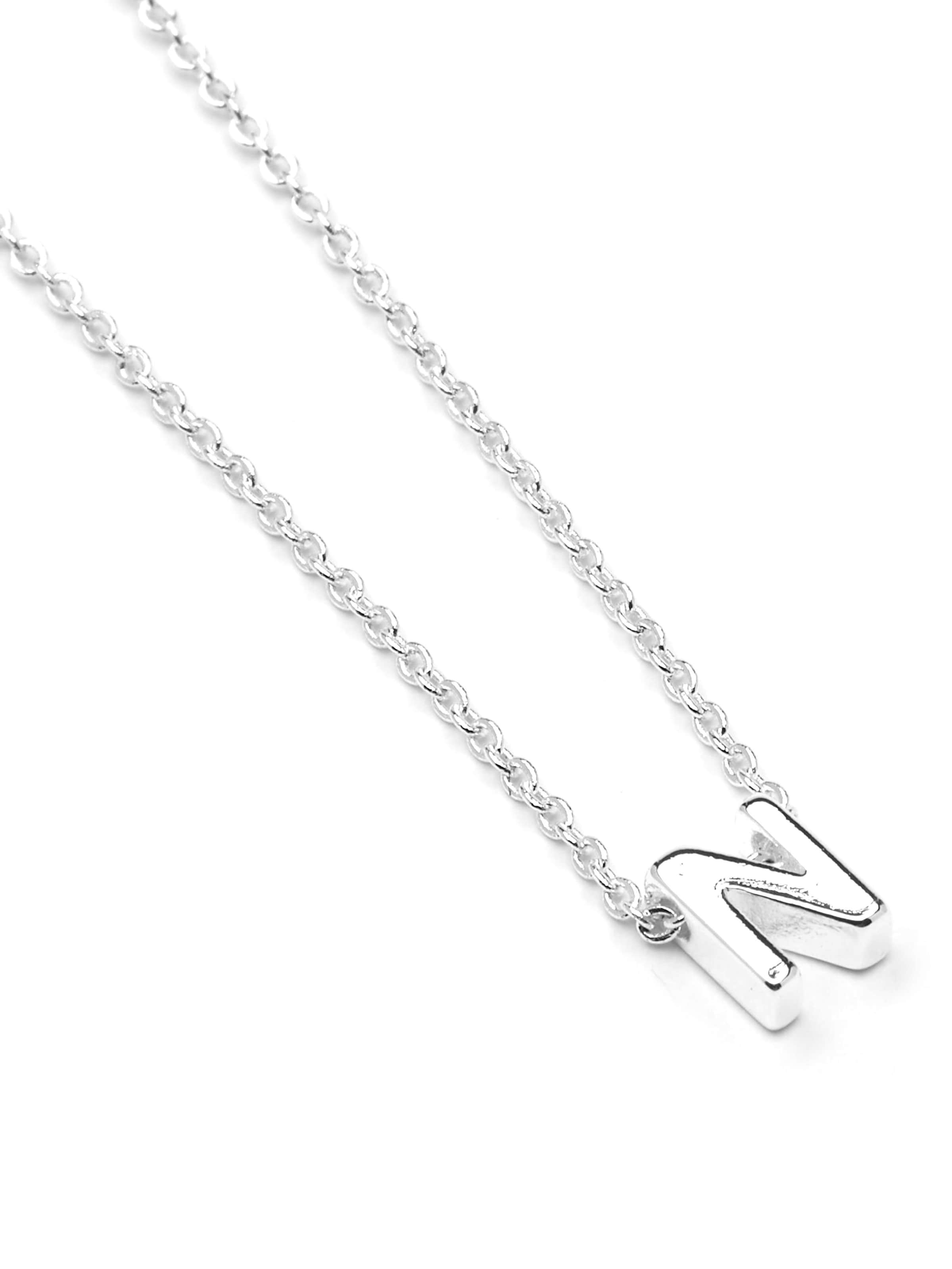 Collana 'N' di Luxenter in argento