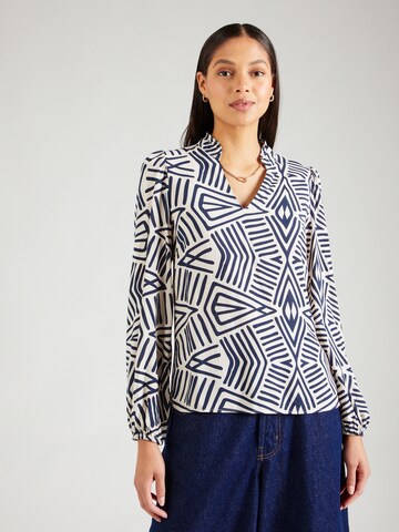 VERO MODA Blouse 'EASY JOY' in Blauw: voorkant