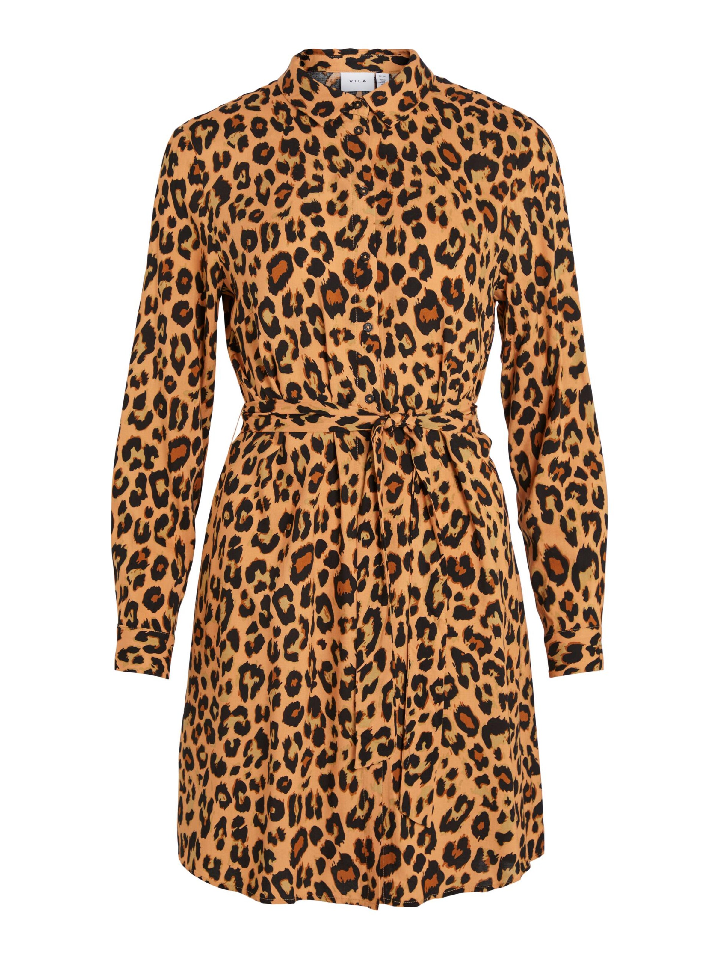 VILA Μπλουζοφόρεμα 'VIPaya' σε καφέ: μπροστά