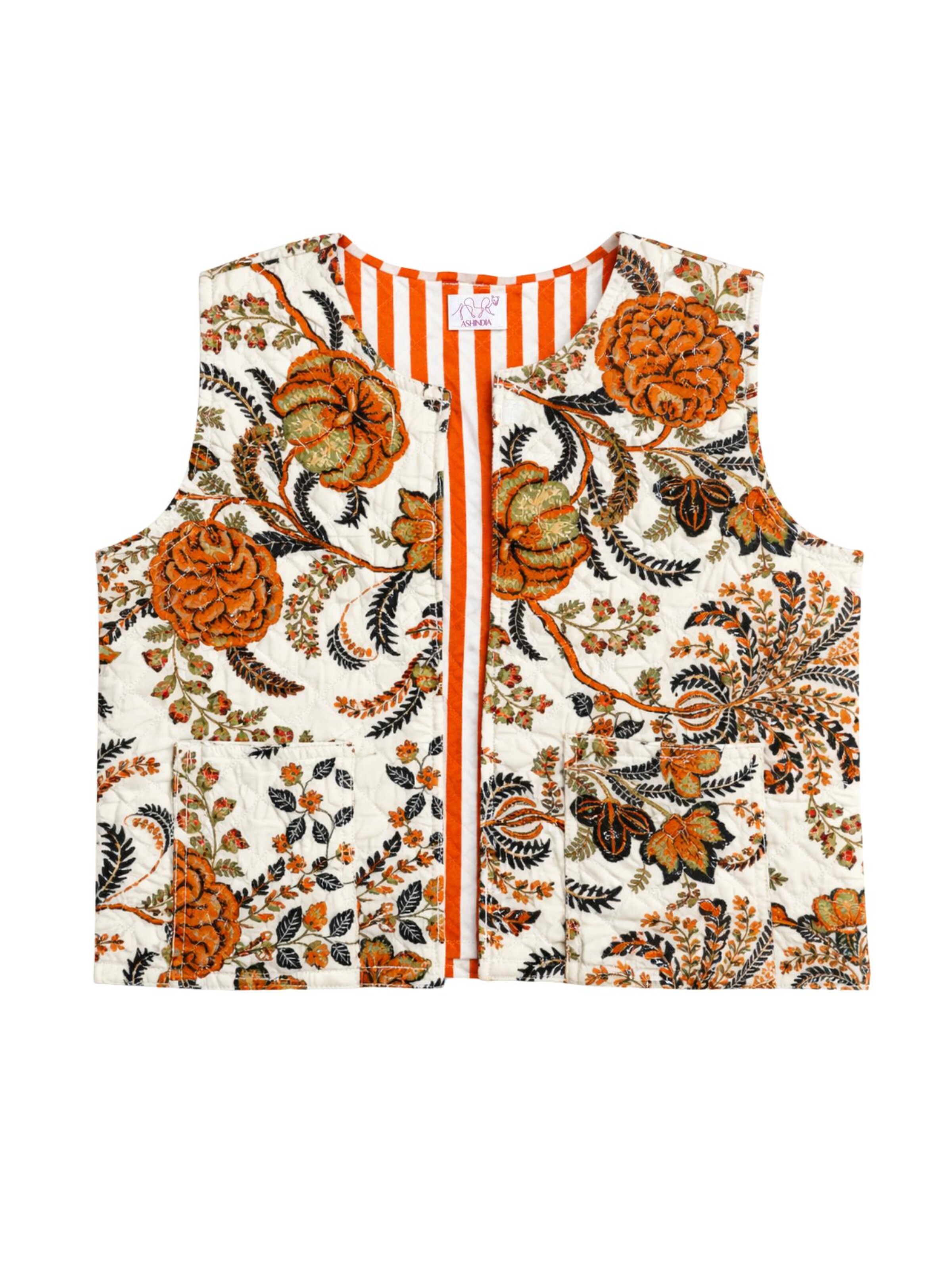 ASHINDIA Vest in Mixed colors: front