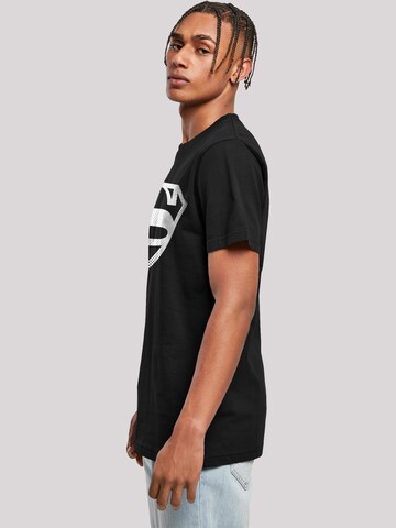 F4NT4STIC Shirt 'DC Comics Superman Spot Logo' in Black