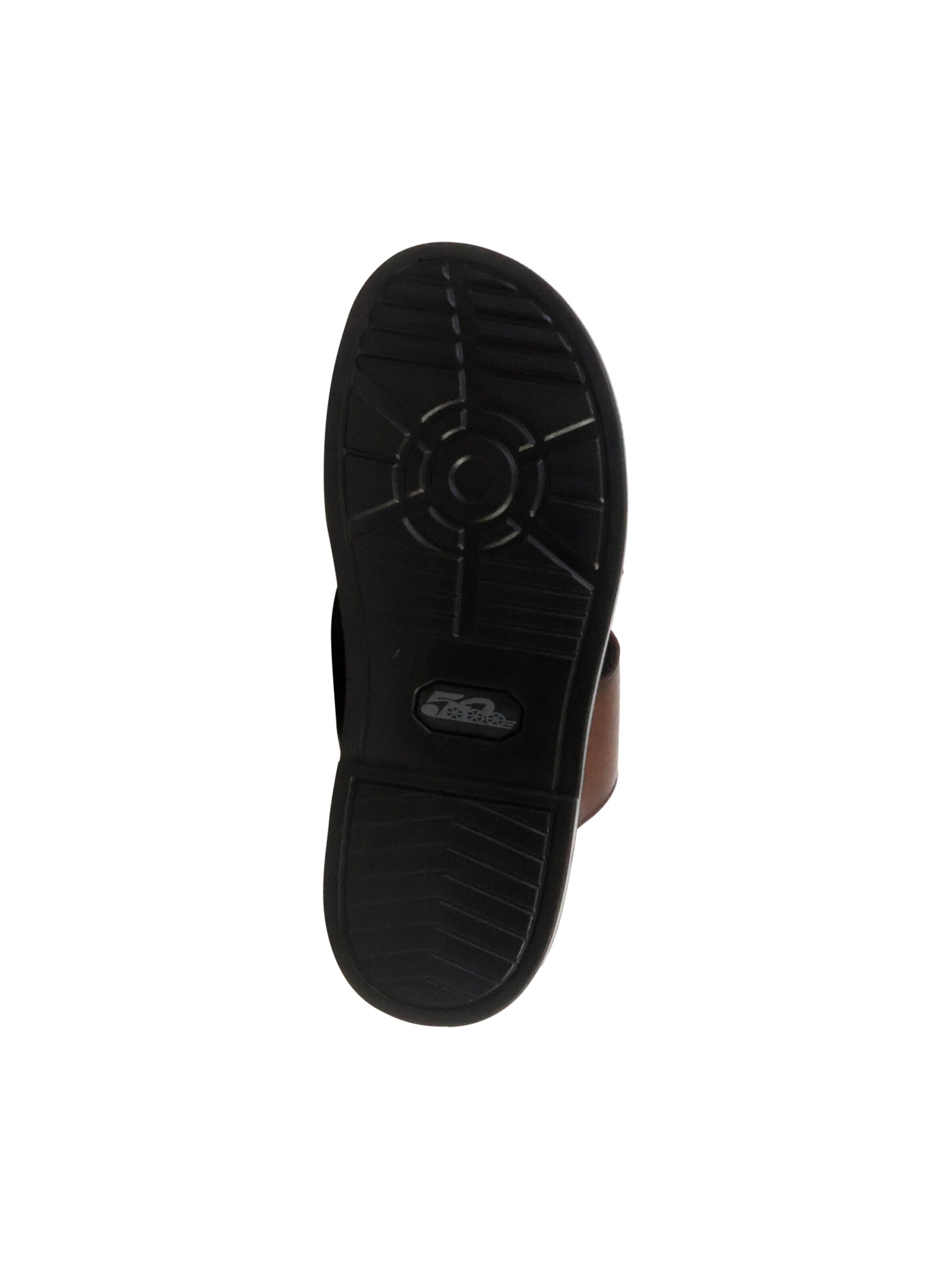 Sandales 'Flache Sandalen zum Hineinschlüpfen' Elong en marron