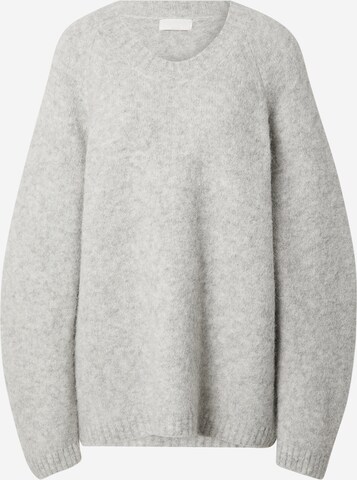 Pullover extra large 'Sandra' di LeGer by Lena Gercke in grigio: frontale