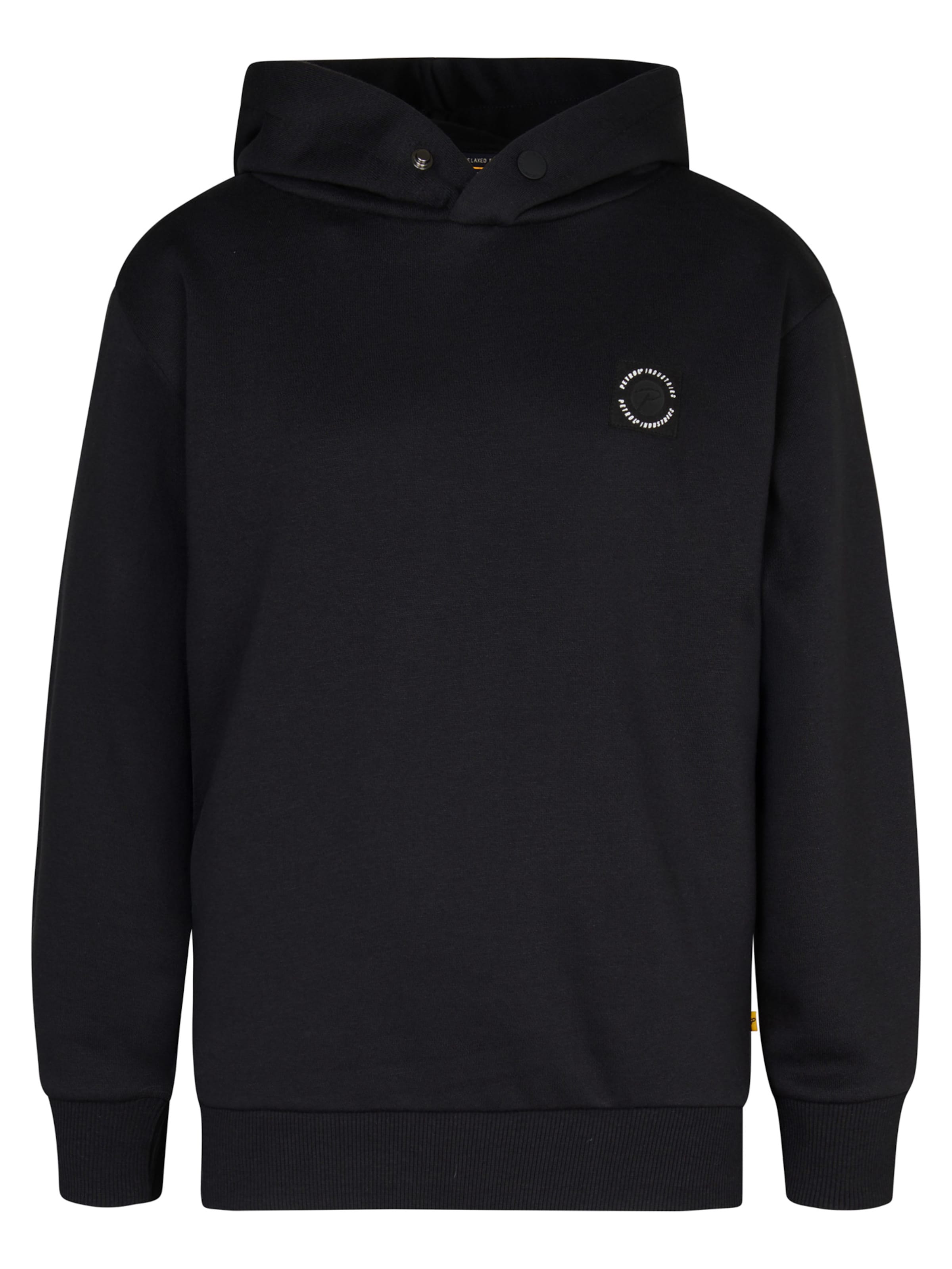 Petrol Industries Sweatshirt 'Ozark' in Zwart: voorkant