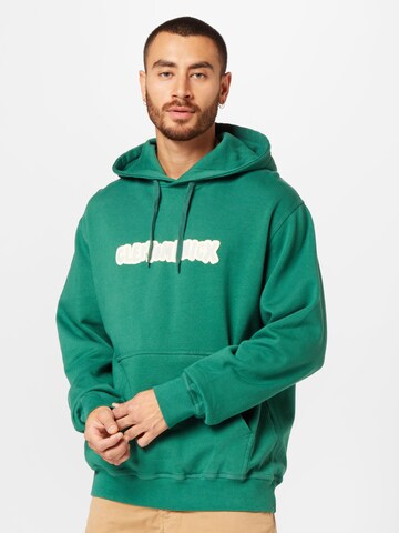 Cleptomanicx Sweatshirt 'First Type' in Green: front
