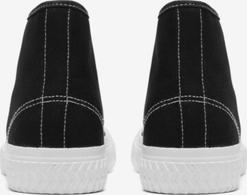 Bianco Sneakers hoog in Zwart