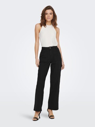 regular Pantaloni cargo di ONLY in nero