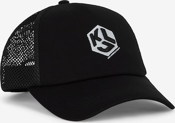 juoda KARL LAGERFELD JEANS Kepurė: priekis