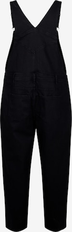 Zizzi Regular Latzjeans 'JEVLIA' in Schwarz