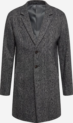 JACK & JONES Between-Seasons Coat in Black: front