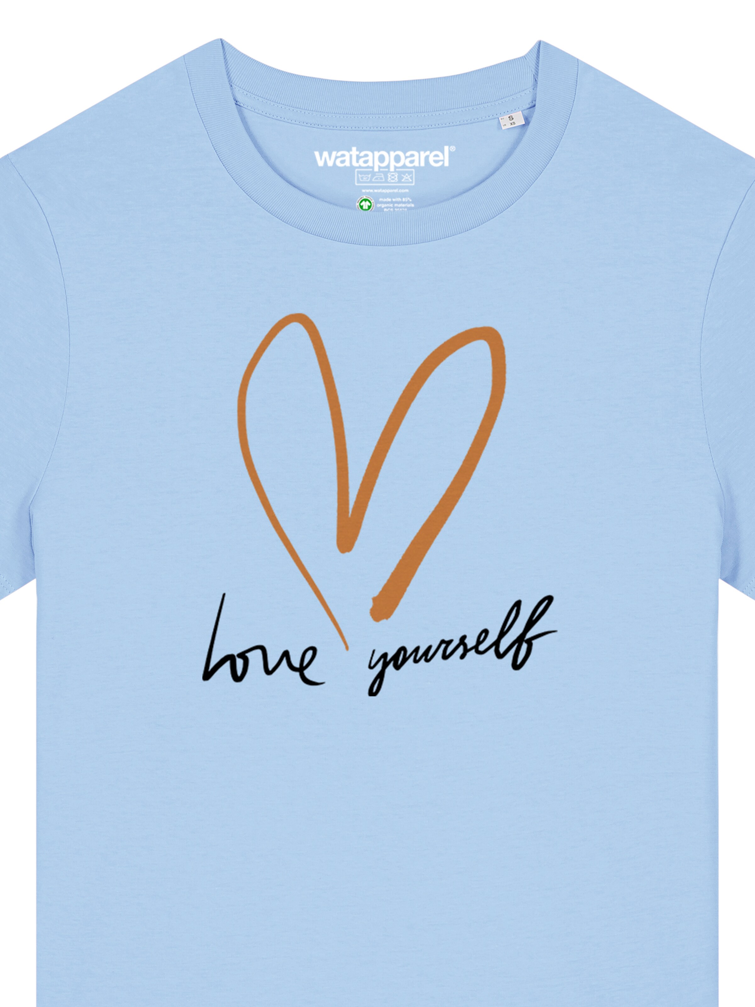 T-shirt 'Self Love' Watapparel en bleu