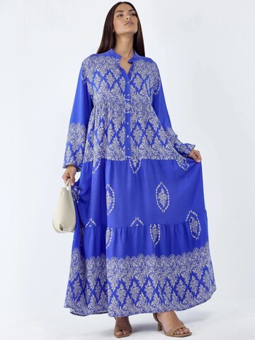 Hiccup Shirt dress in Blue: front