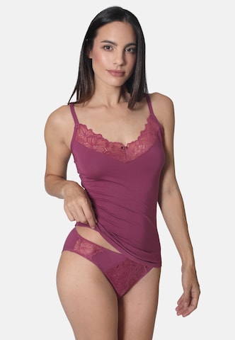 Maillot de corps sassa en rose : devant