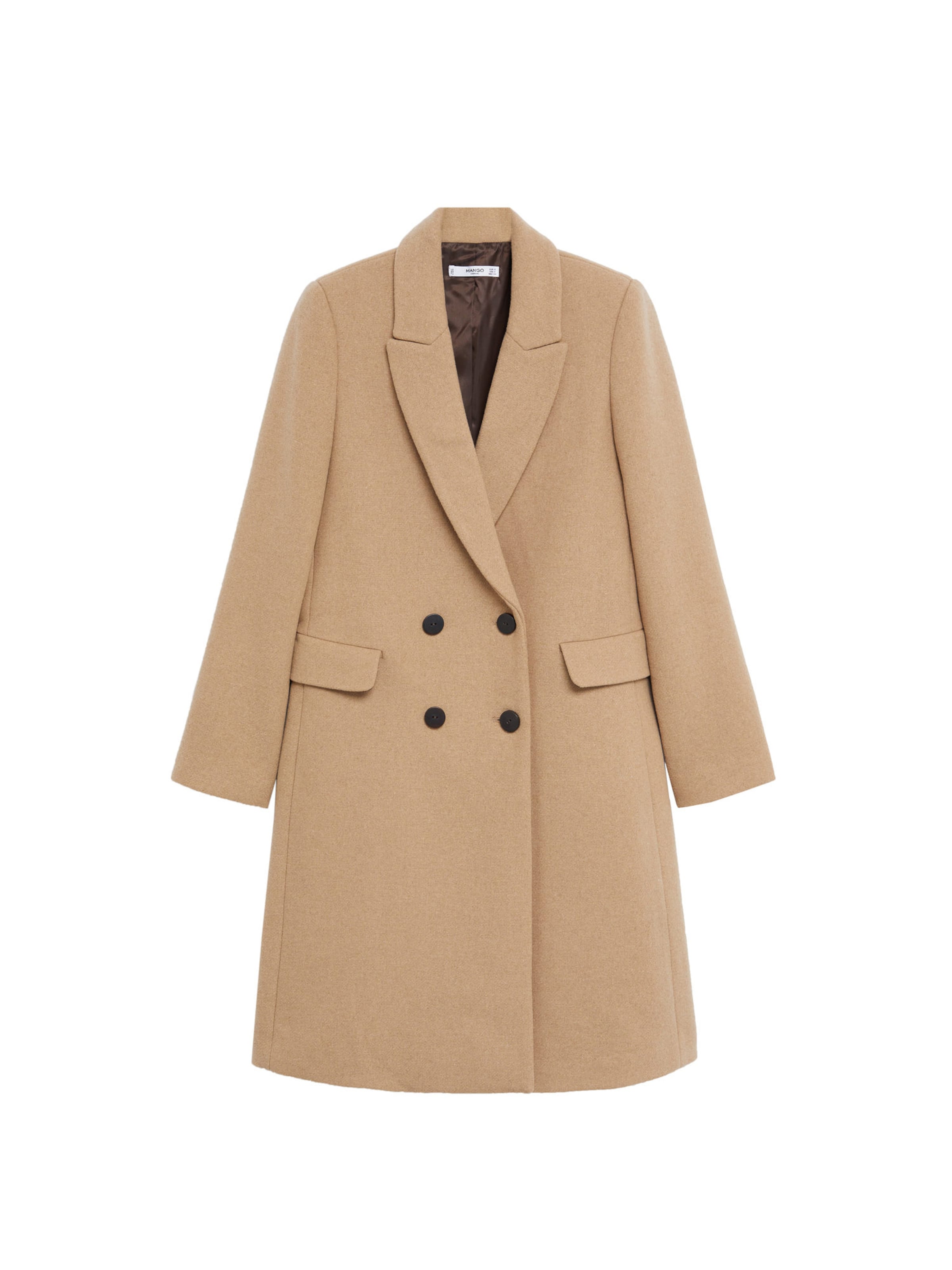 MANGO Mantel in hellbeige ABOUT YOU