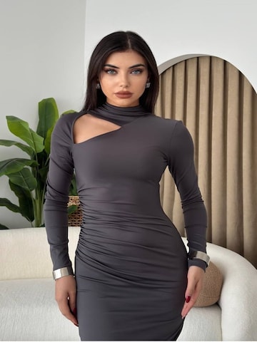WOMAN VISION Šaty – šedá
