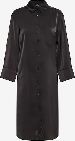 Robe-chemise usha BLACK LABEL en noir : devant