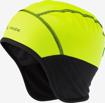VAUDE Athletic Hat 'Windproof Cap III' in Yellow: front
