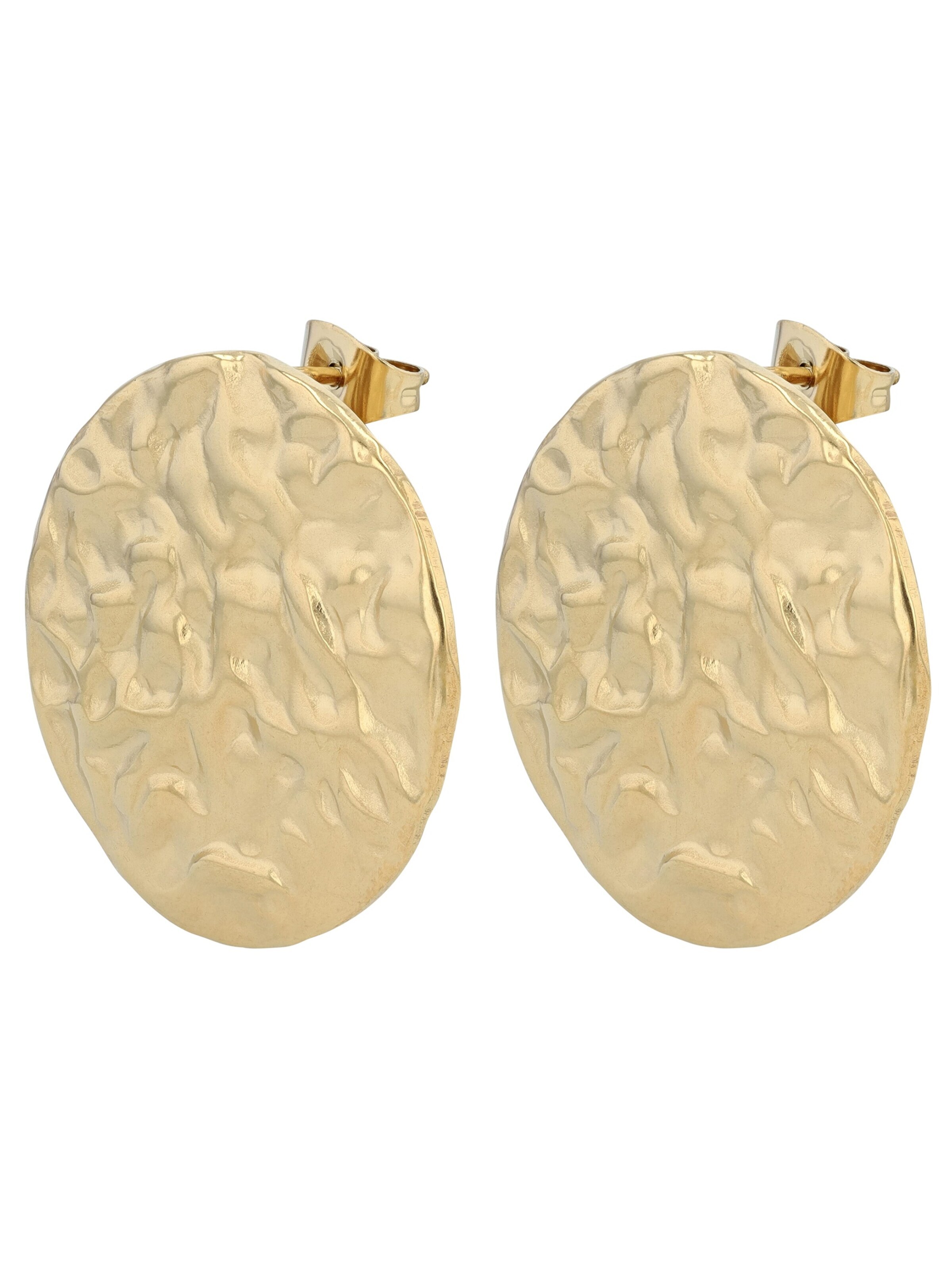 Akzent Earrings 'wasserfest' in Gold