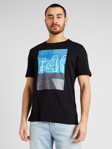 T-Shirt s.Oliver en noir : devant