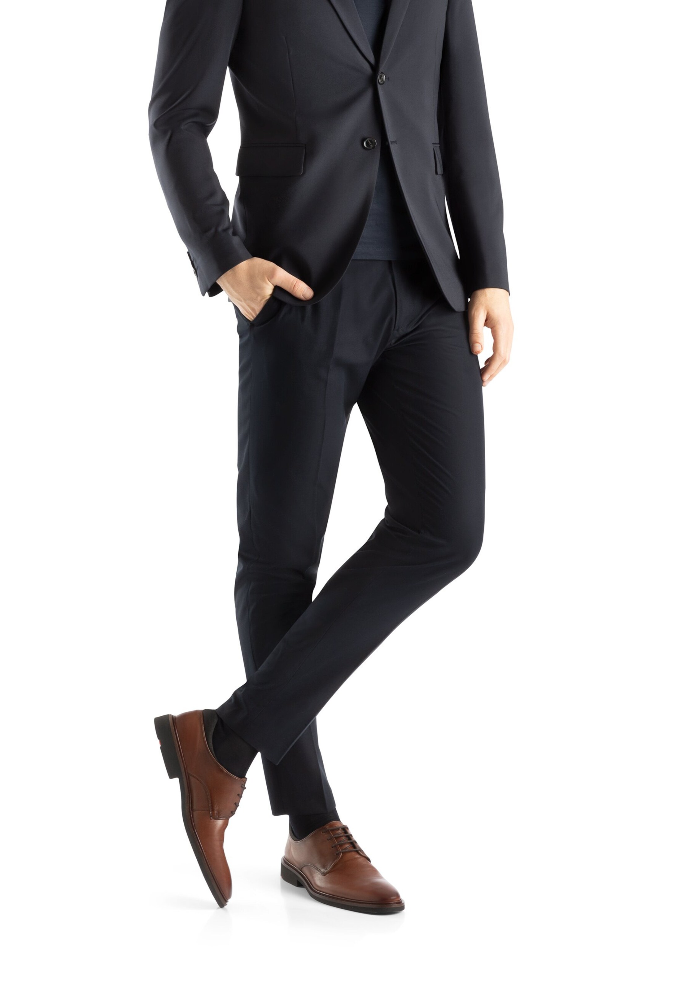 LLOYD Lace-Up Shoes in Brown: front