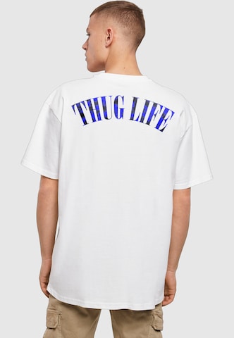 Thug Life Shirt in White: front