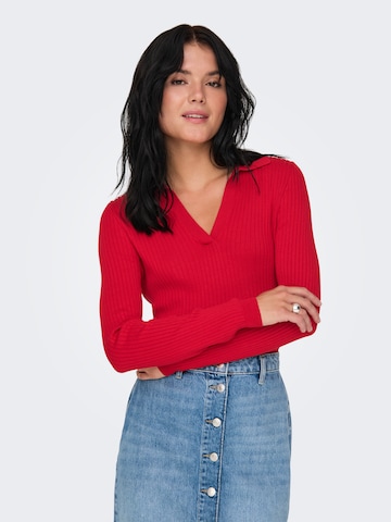 ONLY Sweater 'ONLKAYA' in Red