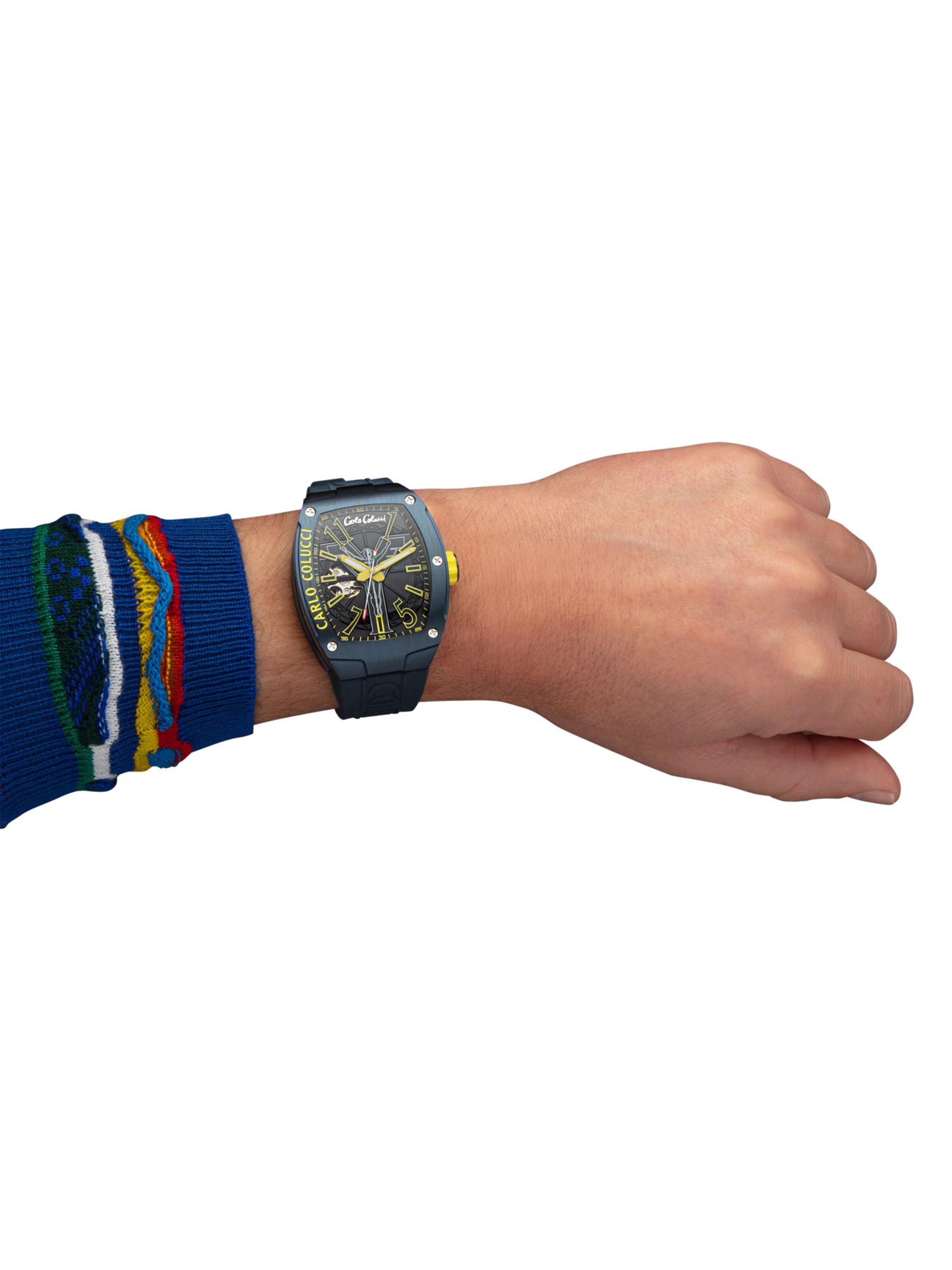 Carlo Colucci Analog watch 'Donadio' in Blue